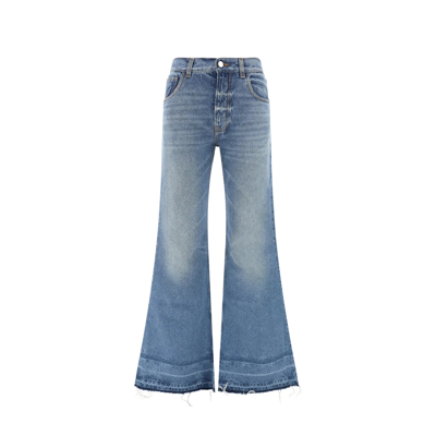 Chloé Low-rise Flared Jeans In Blue