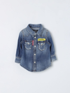 Dsquared2 Junior Shirt  Kids Color Denim In Denim
