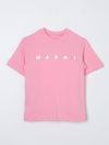 Marni Kids' Pink Cotton T-shirt