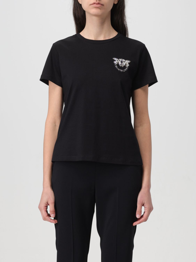 PINKO T-SHIRT PINKO WOMAN COLOR BLACK,402536002