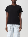 Pinko Black 'basico' T-shirt In Black