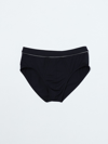 Zegna Navy Piping Briefs In Blue
