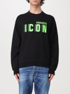 Dsquared2 Black Cotton T-shirt In Black