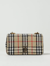 Burberry Rectangular Boucle Shoulder Bag In Beige