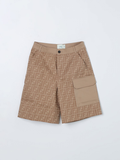 Fendi Shorts  Kids Kids Colour Beige