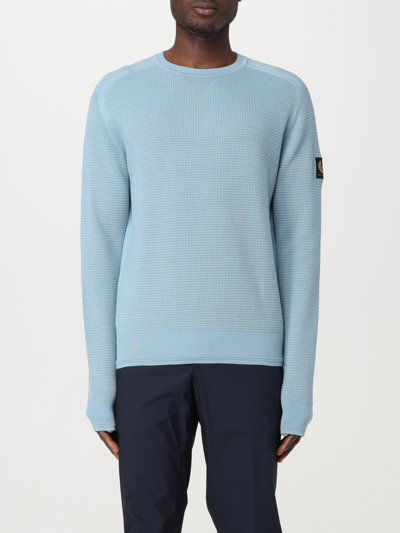 Belstaff Sweater  Men Color Gnawed Blue