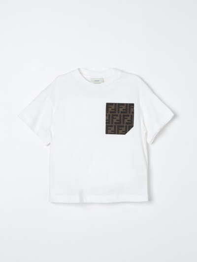 Fendi T-shirt  Kids Kids Colour White