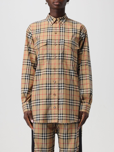 Burberry Shirt  Woman Color Beige