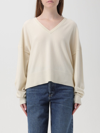 EXTREME CASHMERE SWEATER EXTREME CASHMERE WOMAN COLOR YELLOW CREAM,F12129090