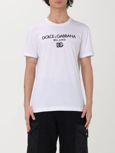 Dolce & Gabbana T恤  男士 颜色 白色 In White
