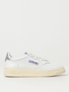 Autry Classic Low-top Sneakers With Logo Patches In White