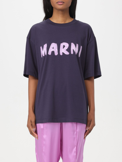 Marni T-shirt  Woman Colour Navy