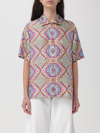 ETRO SHIRT ETRO WOMAN COLOR GNAWED BLUE,F13075011