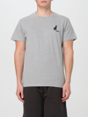 Isabel Marant Zafferh Logo Print T-shirt In Grey