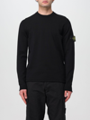 Stone Island Sweater In Nero