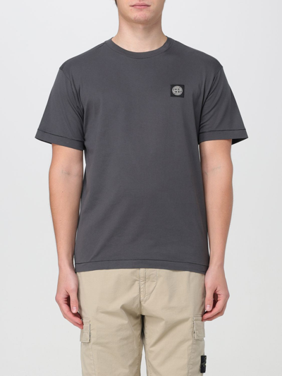 Stone Island T-shirt  Men Color Grey 1 In Grey 1