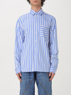 Jw Anderson J. W. Anderson Classic Blue And White Striped Shirt In Blue