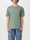 Jw Anderson Logo-embroidered Cotton T-shirt In Green