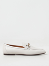 Tod's Leather Loafers In White