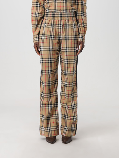 Burberry Pants  Woman Color Beige