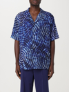 Marcelo Burlon County Of Milan Shirt Marcelo Burlon Men Color Blue In Blue