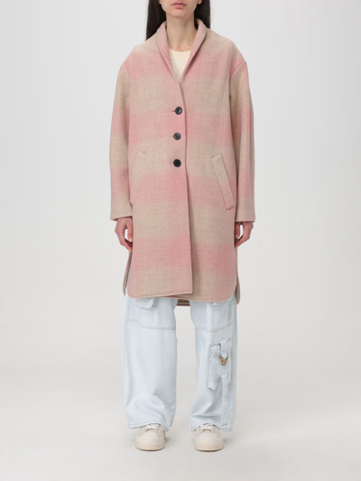 ISABEL MARANT ÉTOILE COAT ISABEL MARANT ETOILE WOMAN COLOR PINK,F14893010