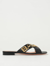 Bally Flat Sandals  Woman Color Black In Black