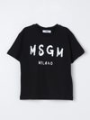 Msgm T-shirt  Kids Kids Color Black In Nero