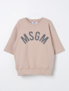 MSGM SWEATER MSGM KIDS KIDS COLOR BEIGE,F15070022