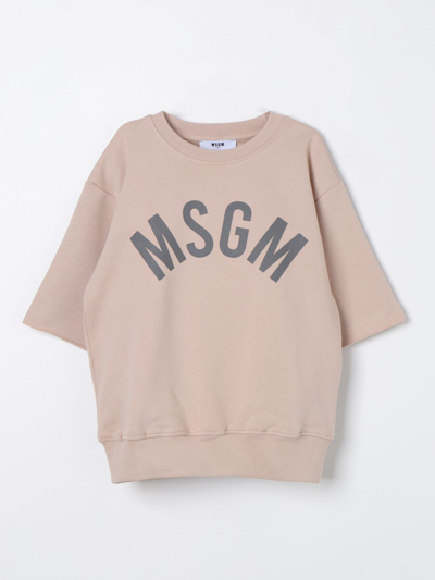 Msgm Sweater  Kids Kids Color Beige
