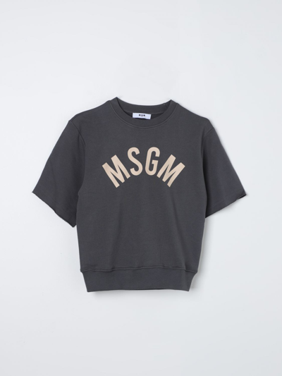 Msgm Sweater  Kids Kids Color Grey