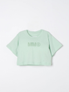 Mm6 Maison Margiela Babies' T-shirt  Kids Color Green