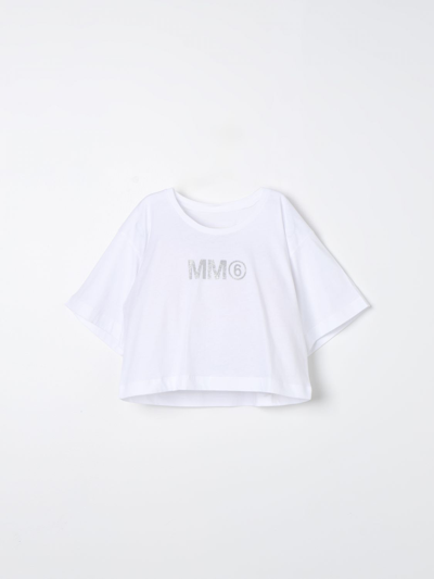 Mm6 Maison Margiela Babies' T-shirt  Kids Color White