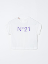 N°21 Shirt N° 21 Kids Color White