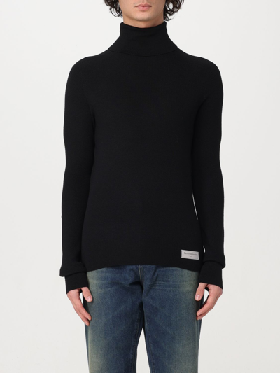 Balmain High-neck Merino-wool Sweater In Black