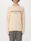 Balmain Sweater  Men Color Ivory In Ivory