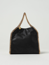 Stella Mccartney Falabella Tiny Chain-link Tote Bag In Black