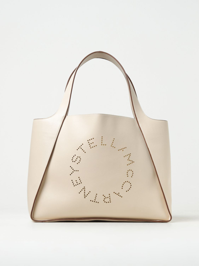 Stella Mccartney Stella Logo Tote Bag In White