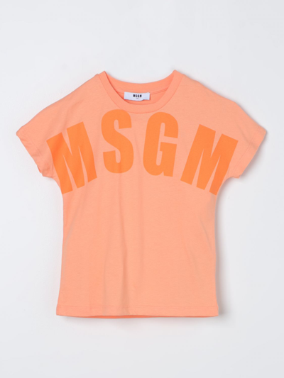 Msgm T-shirt  Kids Kids Color Orange