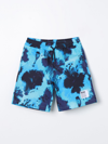 Msgm Shorts  Kids Kids Color Gnawed Blue In Gnawed Blue