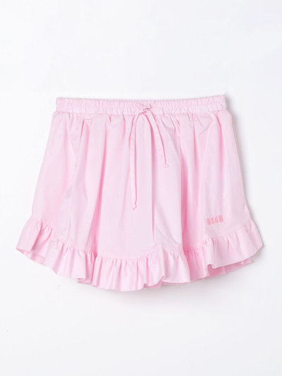 Msgm Skirt  Kids Kids Colour Pink