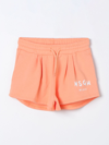 Msgm Short  Kids Kids Color Orange