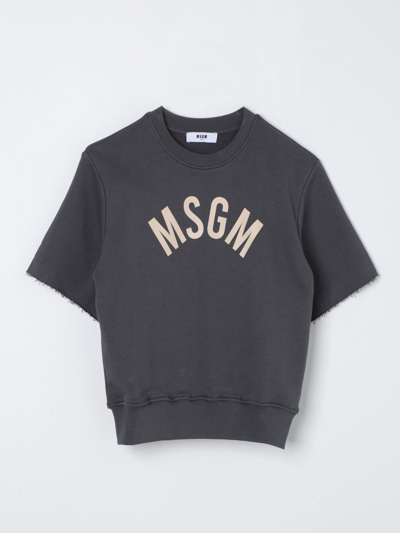Msgm Sweater  Kids Kids Color Grey