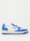 Autry Medalist Blue And White Sneakers In White