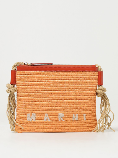 Marni Crossbody Bags  Woman Color Orange