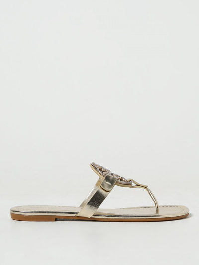 Tory Burch Flat Sandals  Woman Color Gold