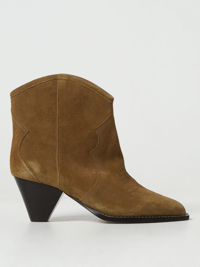 Isabel Marant Flat Ankle Boots  Woman Colour Brown