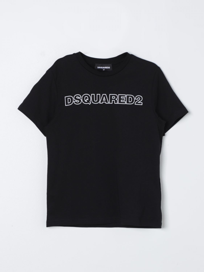 Dsquared2 Junior T-shirt  Kids Color Black In Black