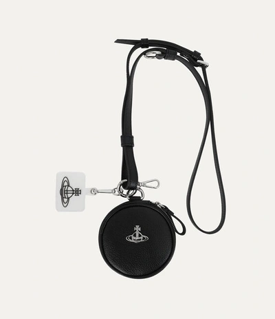 Vivienne Westwood Phone Lanyard In Black