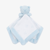 EMILE ET ROSE EMILE ET ROSE BLUE & WHITE TEDDY BEAR DOUDOU (30CM)